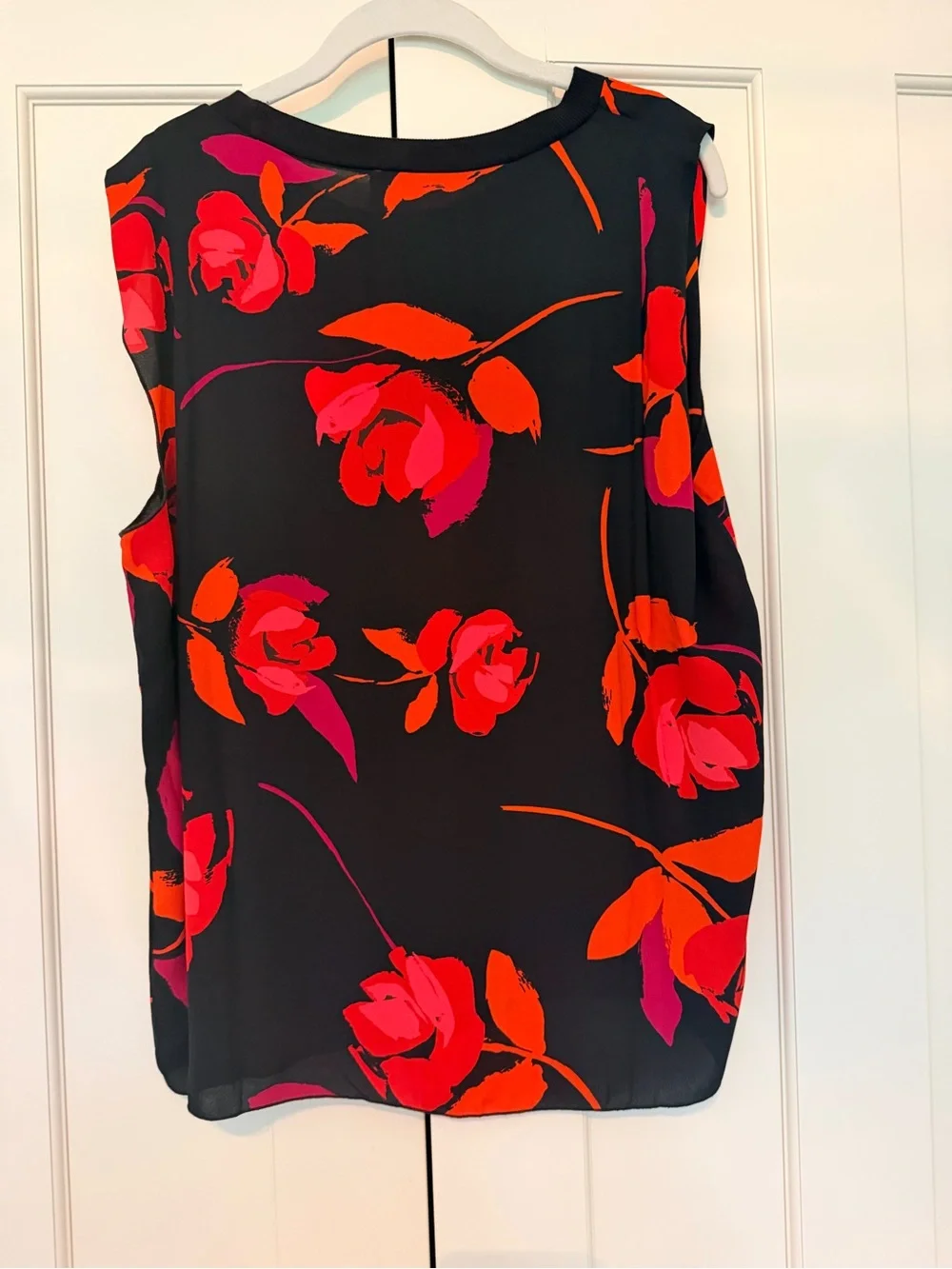 CAbi Sleeveless Floral Blouse
